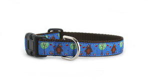 Picking Apples Dog Collar