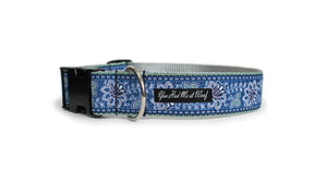 The French Collection Juliette Dog Collar in Blue