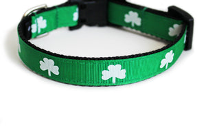 Shamrocks Dog Collar