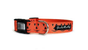 Smiling Pumpkins Dog Collar