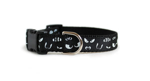 Spooky Eyes Glow in the Dark Halloween Dog Collar