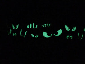 Spooky Eyes Glow in the Dark Halloween Dog Collar